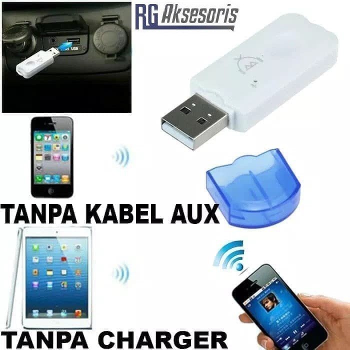 Usb bluetooth không dây cho ô tô, loa thường, âm ly, loa kéo...Bộ thu âm thanh bluetooth oto, car Rose196
