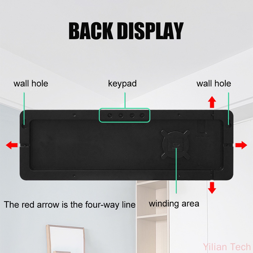 Đồng Hồ Báo Thức Điện Tử Điều Khiển Từ Xa Có Đèn LED