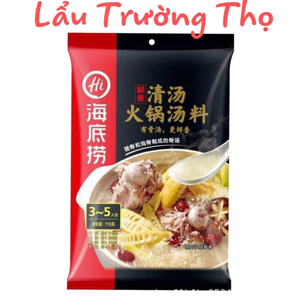 Lẩu Haidilao vị Trường thọ ngọt xương