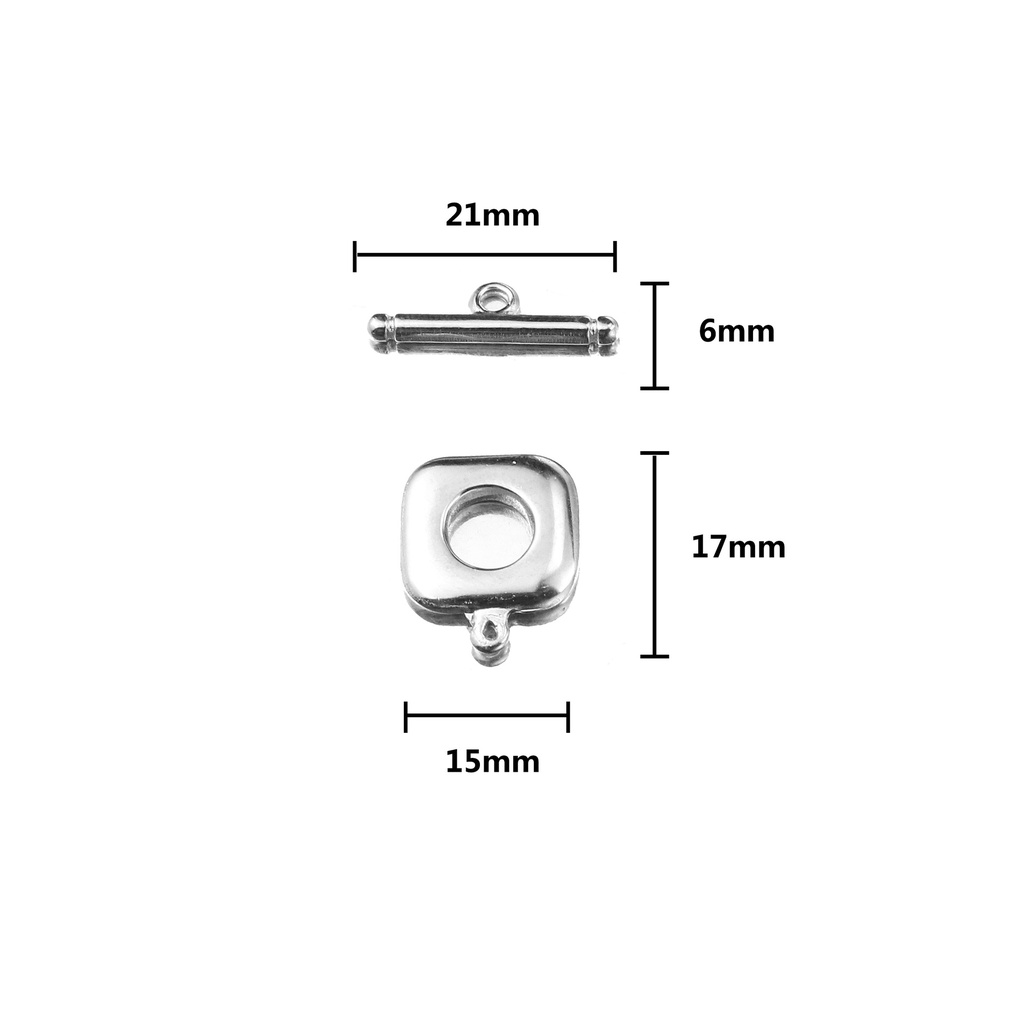 Khóa Vòng Tay / Dây Chuyền Bằng Thép Không Gỉ diy