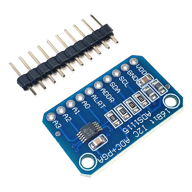 1 Mô Đun 16 Bit I2C ADS1115 ADC 4 Kênh Khuếch Đại Chuyên Nghiệp Cho Arduino RPi