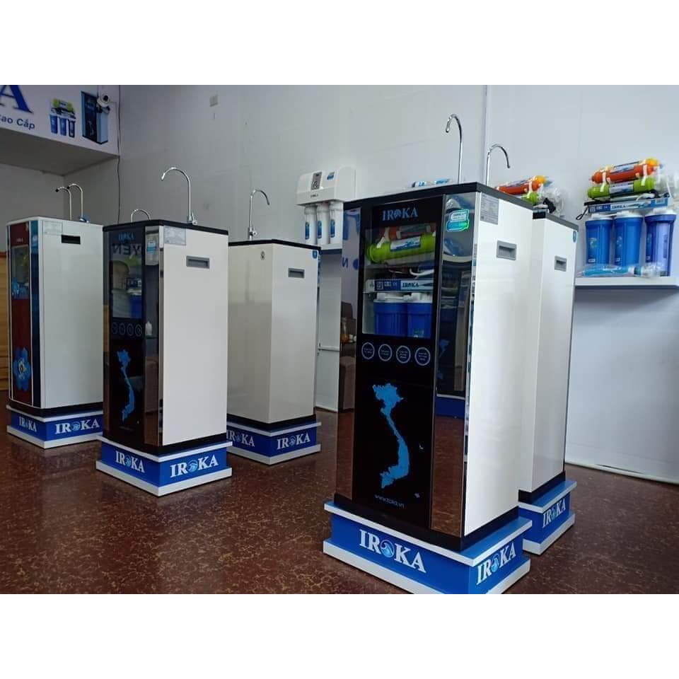 Máy Lọc Nước IROKA Cao Cấp 10 cấp lọc có đồng hồ IR-110DH - Hàng chính Hãng