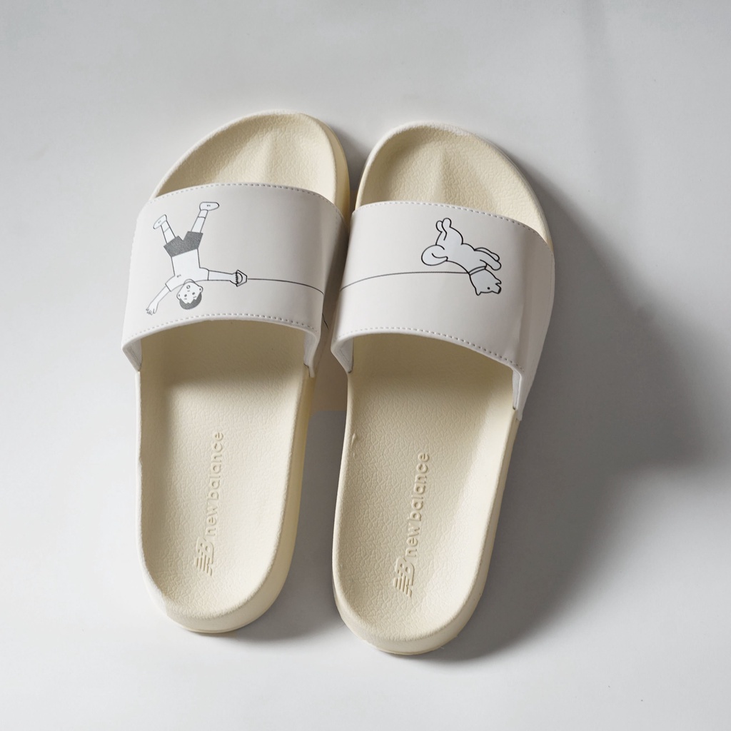 Dép nữ quai ngang New Balance x Noritake 1 ,mang êm chân, đế bền, chống trơn trượt ,BH 1 năm, BGHOUSE