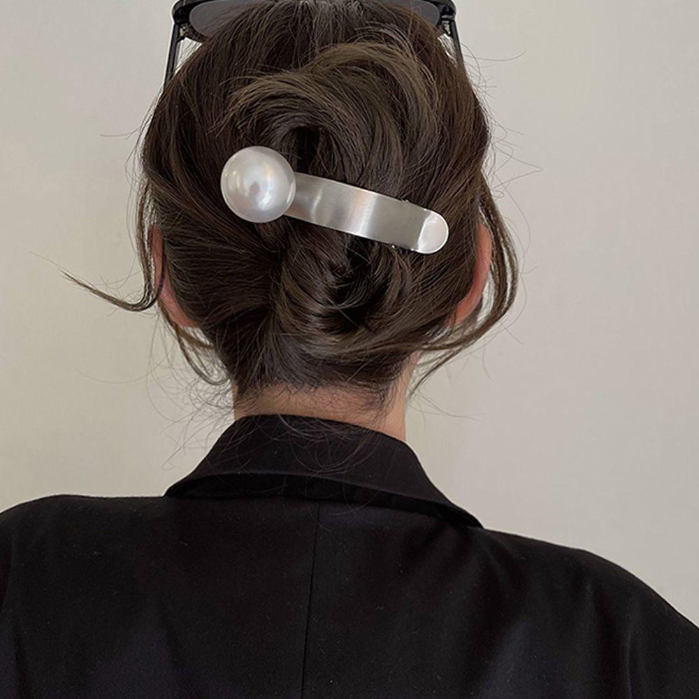 JARRED Kẹp Tóc Mỏ Vịt Kiểu Retro Pháp Thiết Kế Thanh Lịch Cho Nữ