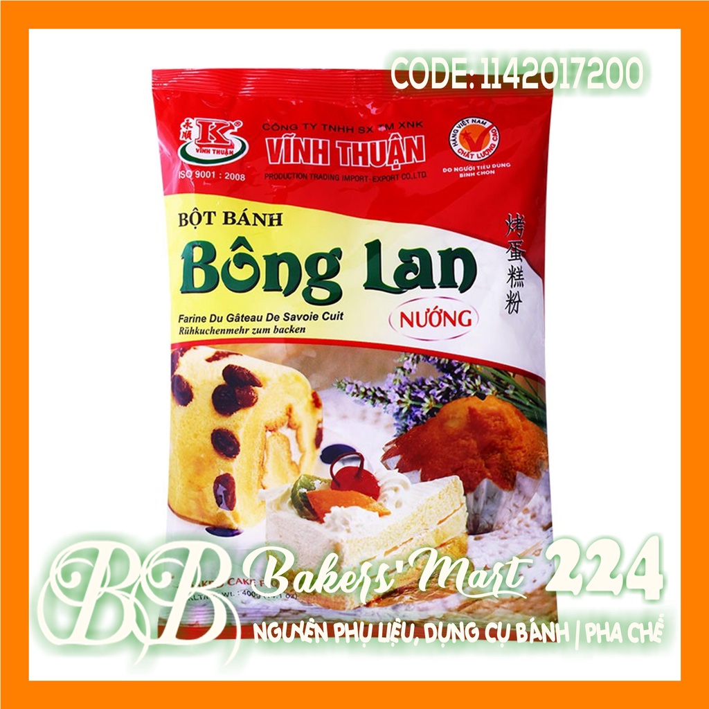 Bột bánh BÔNG LAN NƯỚNG hiệu Vĩnh Thuận - 400gr