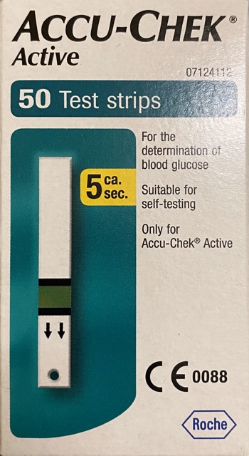 ✅ ACCU CHEK ACTIVE 50 QUE - Que thử đường huyết chính hãng Accu-chek Active