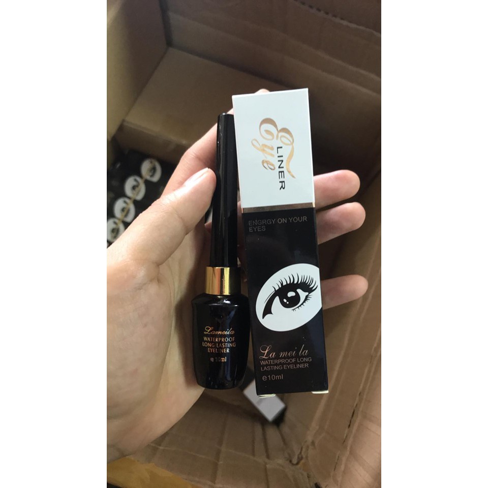 Kẻ mắt nước Waterproof Eyeliner 10ml Lameila