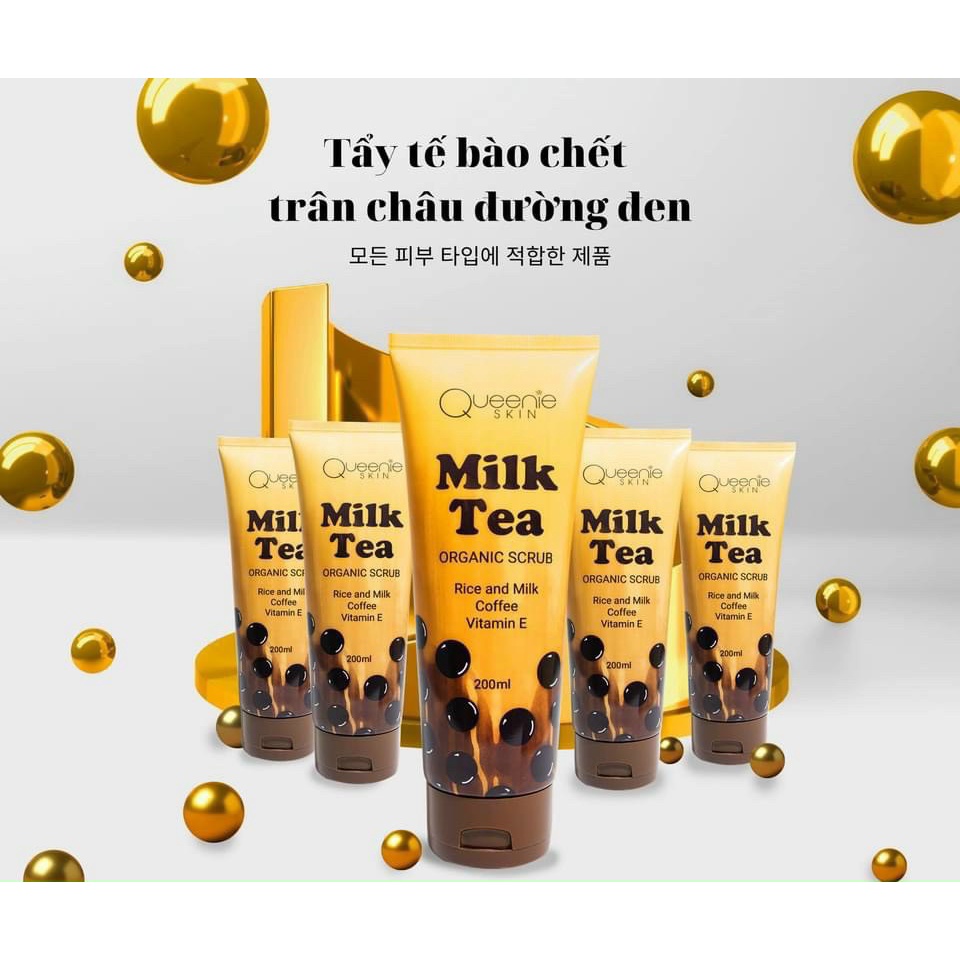 [ Hàng Chính Hãng] TẨY TẾ BÀO CHẾT TRÂN CHÂU ĐƯỜNG ĐEN QUEENIE_SKIN