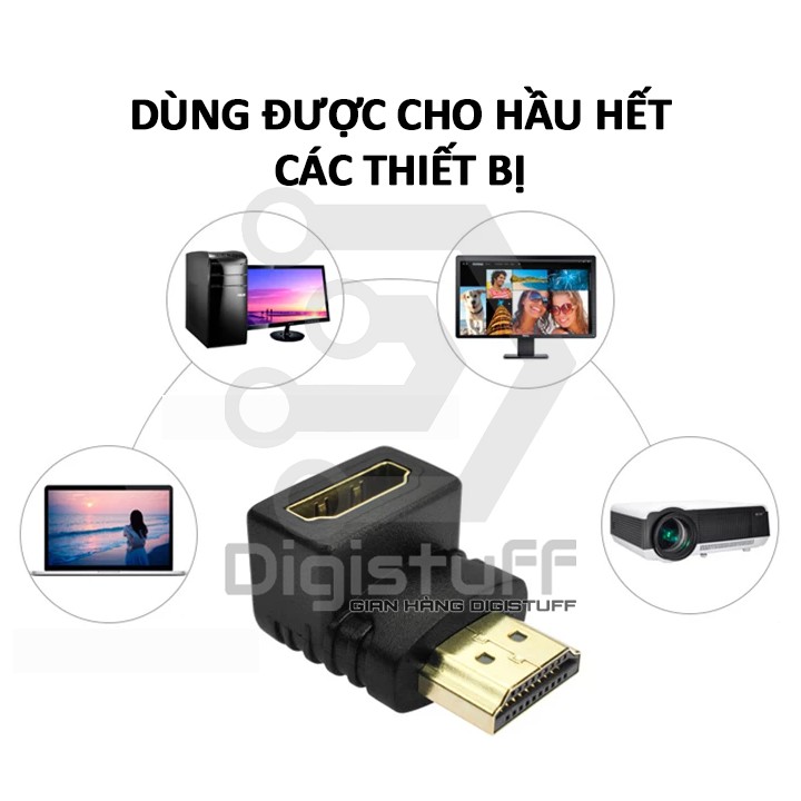 Đầu nối HDMI vuông góc 90 độ / đầu nối dài cáp HDMI