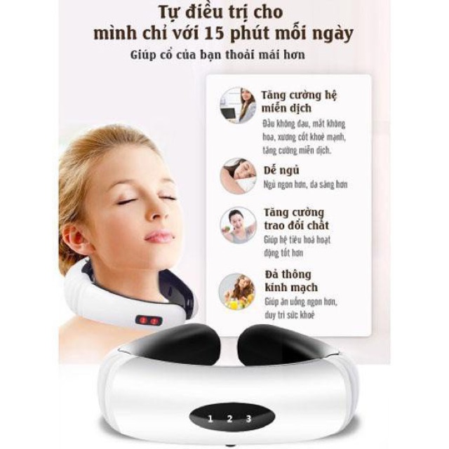 [BH1TH] Máy trị liệu massage cổ 3D HX-5880