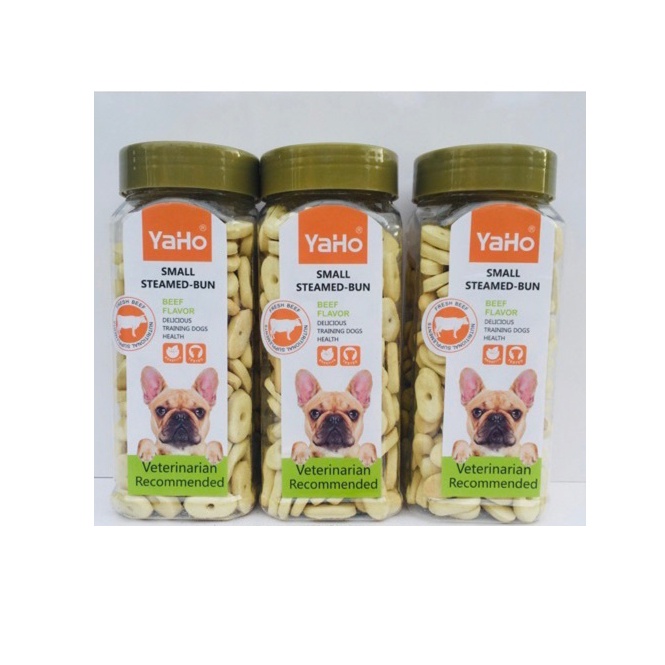 [Tăng Canxi] 2 Viên Bánh Thưởng Snack Happy Viên Dành Cho Chó Nhiều Vị Làm Sạch Răng Miệng Thơm - Bobo Pet Shop Hà Nội