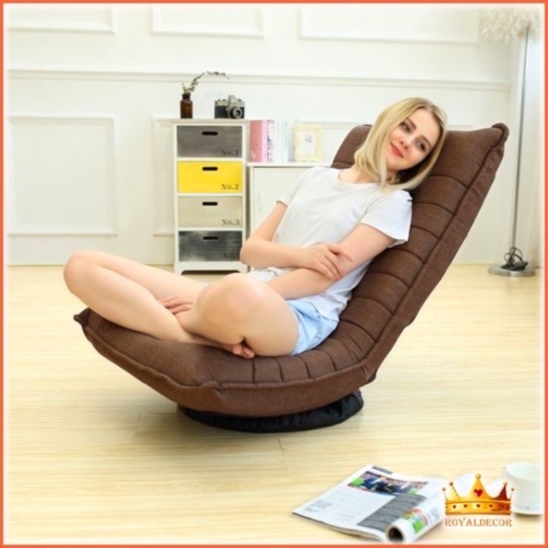 Ghế Thư Giãn Mặt Trăng Cao Cấp - Ghế Đọc Sách Xoay - Ghế Sofa Lười Tựa Lưng