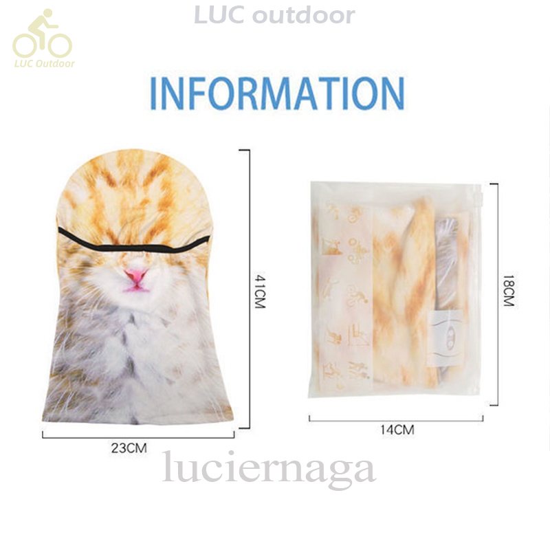 Mũ Chống Nắng Thoáng Khí Hình Thú 3D Dễ Thương Dùng Khi Đi Leo Núi / Trượt Tuyết / Leo Núi