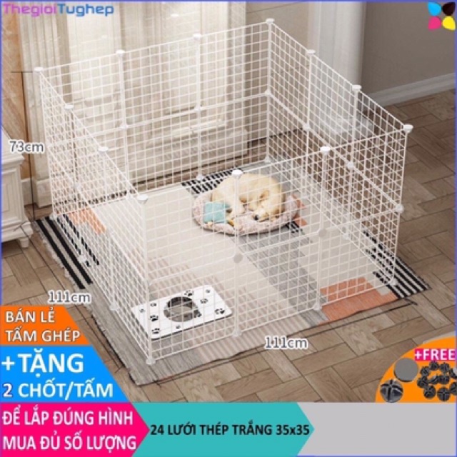 [TẶNG CHỐT GẮN BÁN THEO TẤM] CHUỒNG QUÂY THÚ CƯNG SIÊU HOT