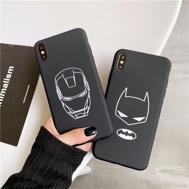 Ốp Lưng Iphone Dẻo Hình Batman x Ironman
