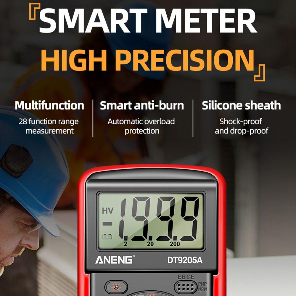 LANFY Đồng Hồ Vạn Năng Kỹ Thuật Số Thông Minh ANENG DT9205A-12 AC / DC Chuyên Nghiệp