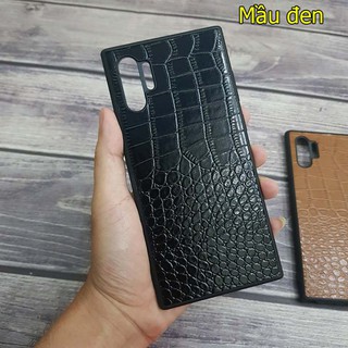 ốp Samsung Note 10 Plus/ Note 9 /s20 ultra da bò vân cá sấu