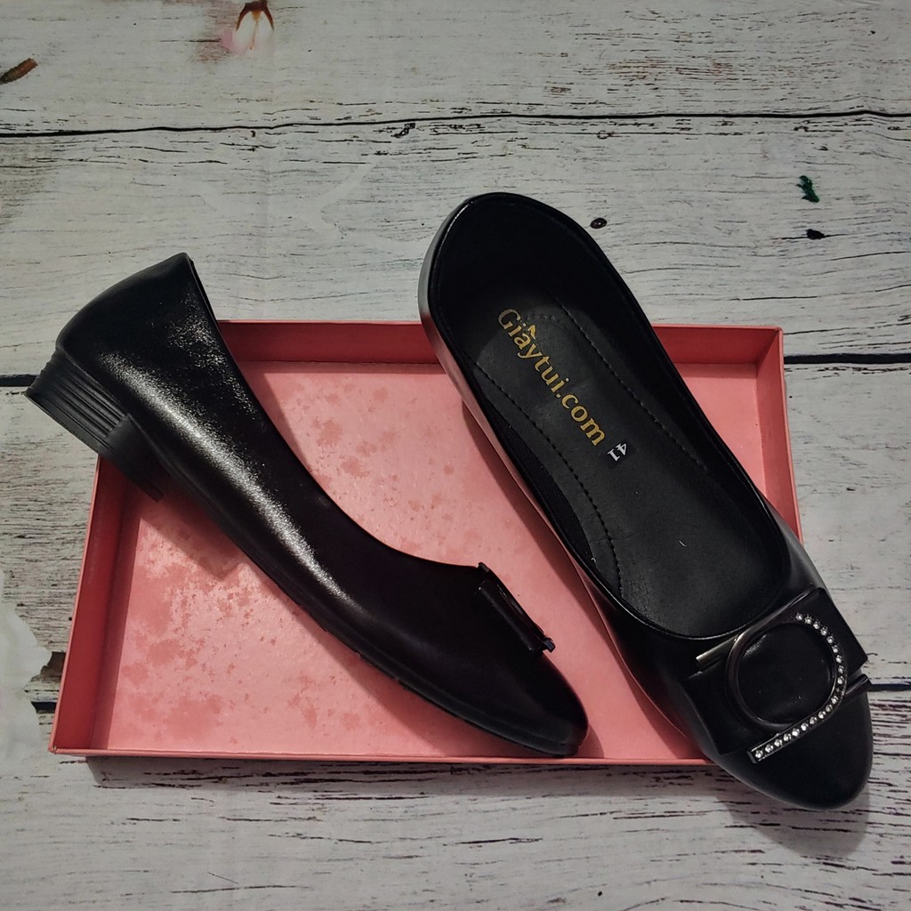 { BIG SIZE } { ẢNH THẬT } giày búp bê mã 01, giày bệt nữ big size từ 36 đến 42 | BigBuy360 - bigbuy360.vn