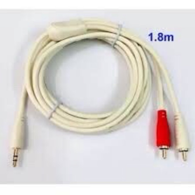 Dây Loa Âm Thanh 1 Ra 2 Dài 1.8m ARIGATO Trắng Chất Lượng Cao