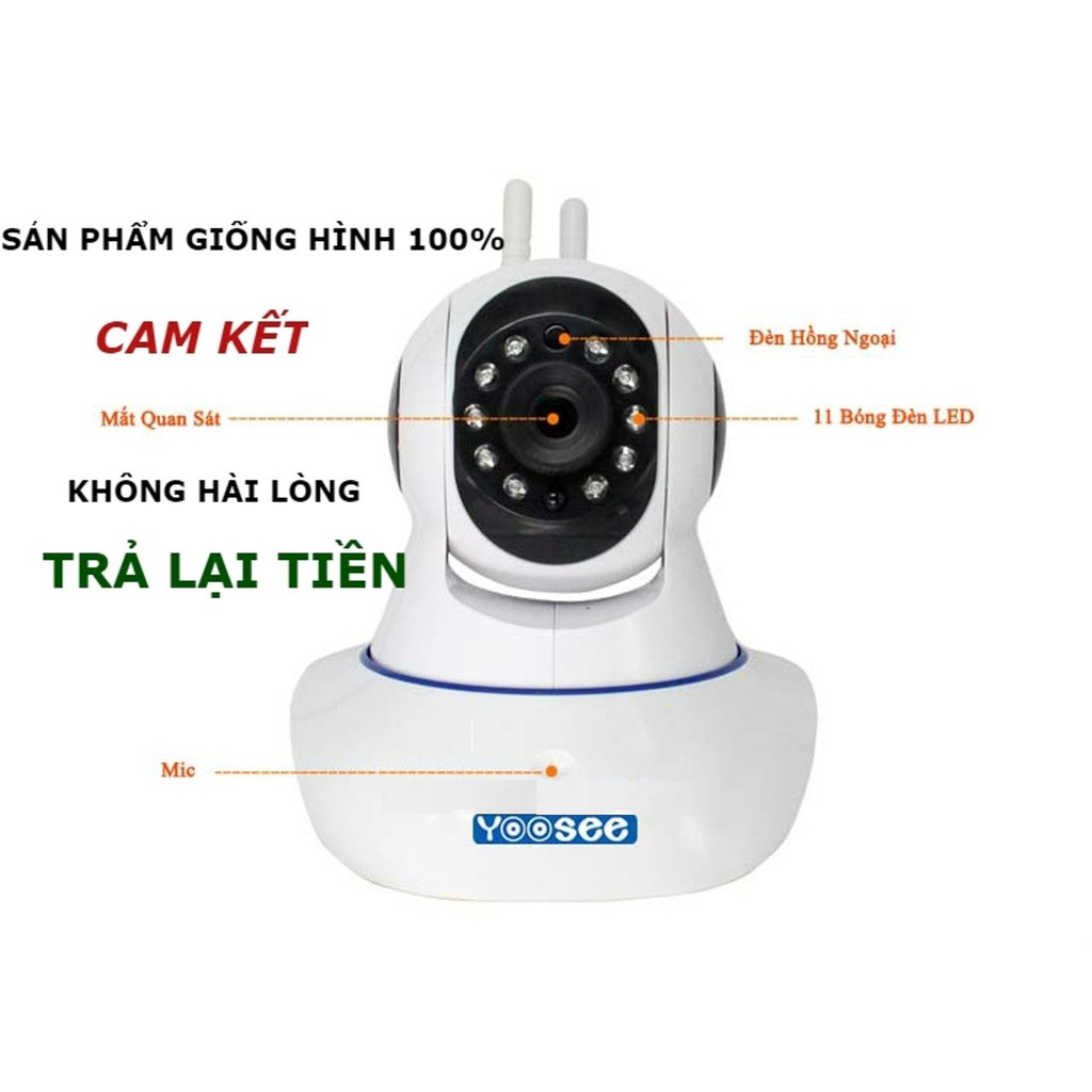 [Hàng CCty]Camera IP YooSee 3 Anten HD1080P,ĐÀM THOẠI 2 CHIỀU