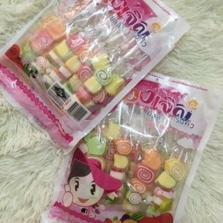 Kẹo dẻo xiên que Thái Lan gói 15 que