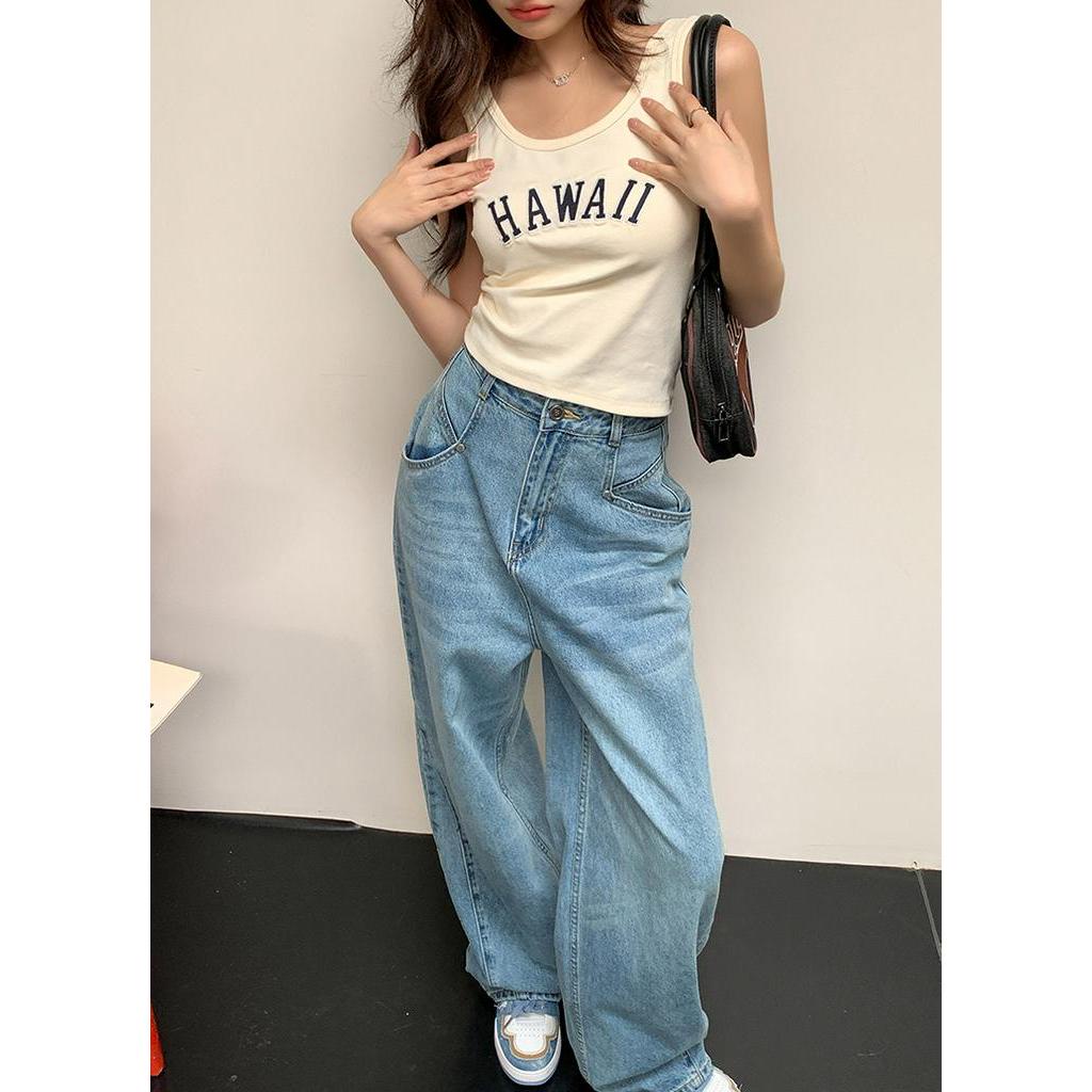 Quần Jean Ống Rộng Kiểu Dáng Mới 63684