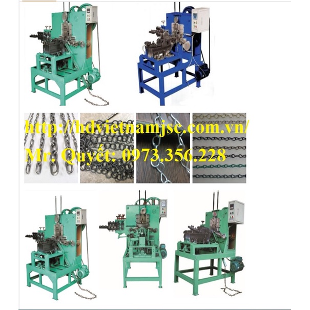 Máy làm xích sắt,inox máy làm xích dây 6, máy làm xích dây 8, máy làm xích dây 10, máy làm xích dây 12