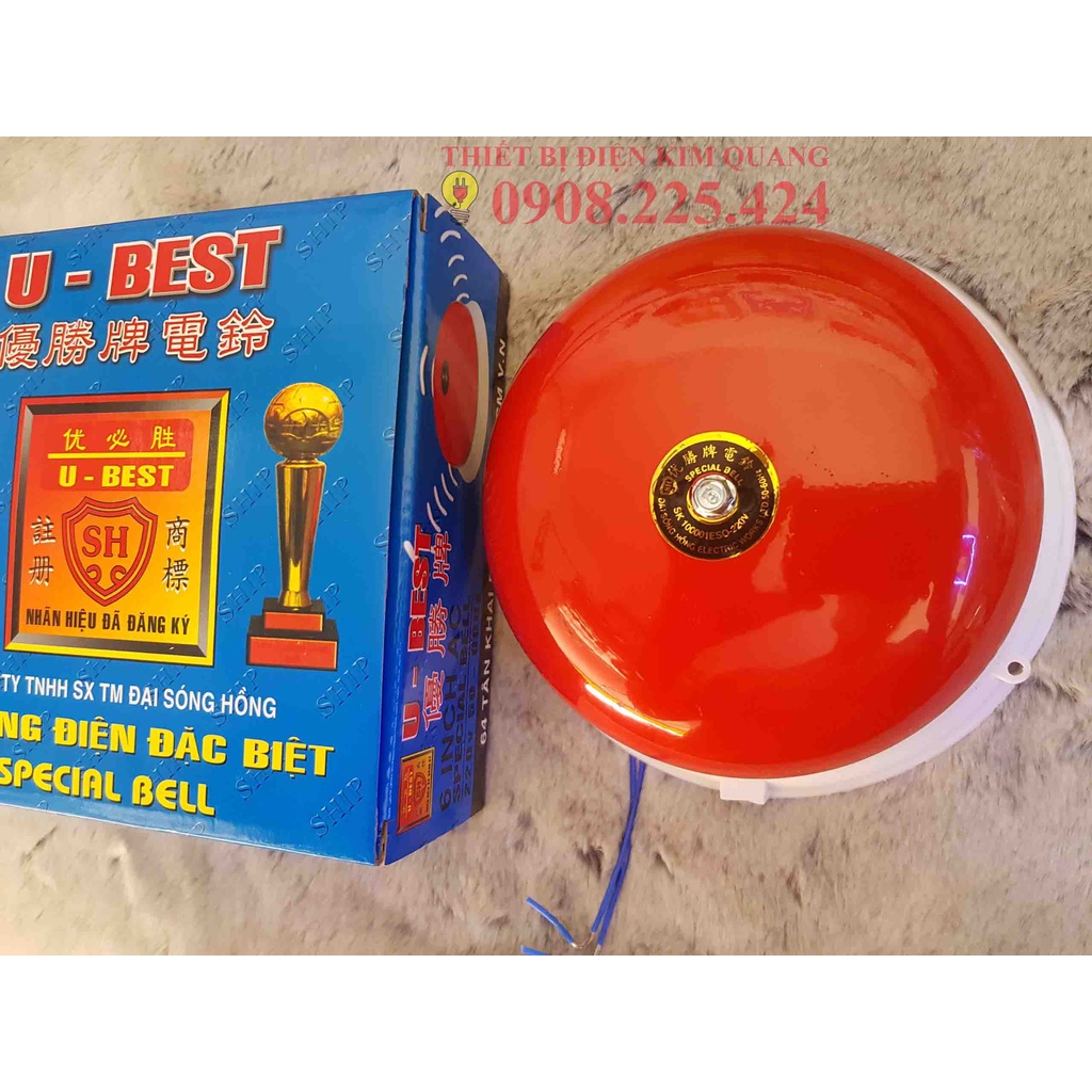 Chuông điện 3inch/4inch/6inch cho nhà thờ/trường học/nhà xưởng báo động 220V 50-60Hz