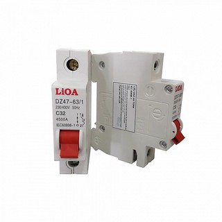 Cầu dao 1 pha dòng cắt 4.5 (kA) Lioa