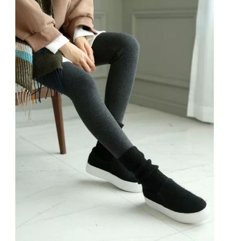 QUẦN LEGGING NỈ LÓT LÔNG MÈO