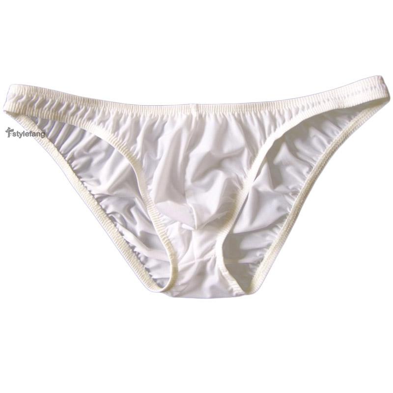 STYLEF-~Men Briefs Panties Sexy Stretch Bulge pouch Elastic Low rise Slim Solid-