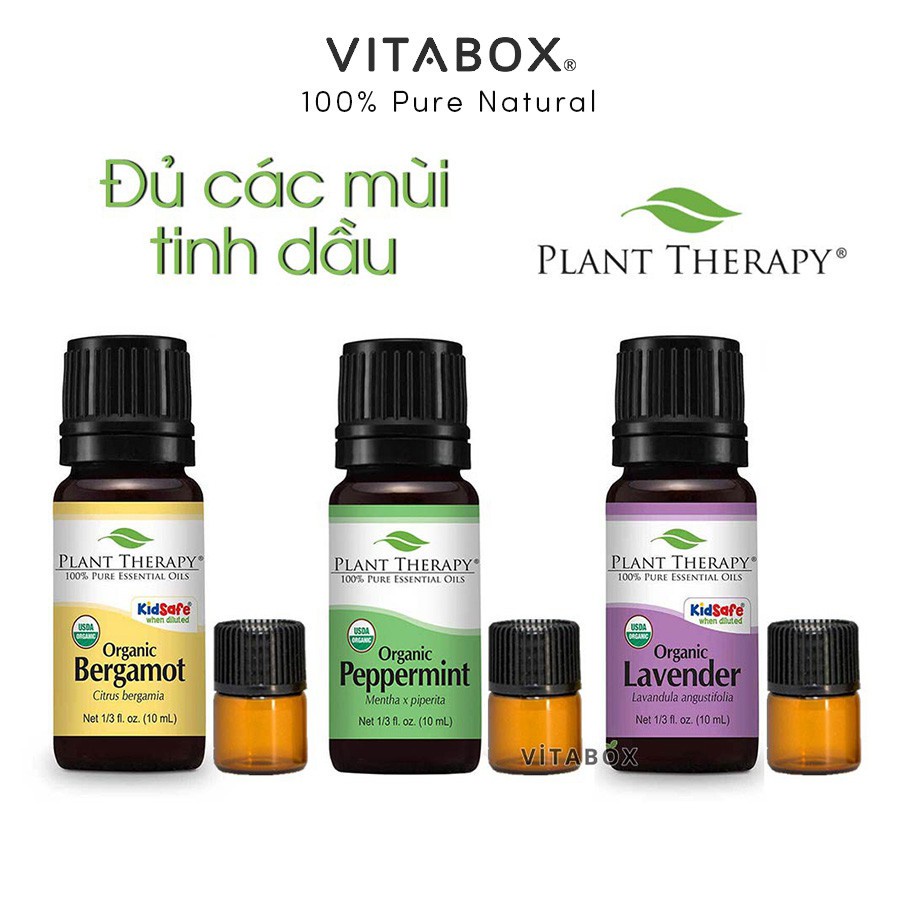 Plant Therapy - Mẫu Thử 1mL Các Loại Tinh Dầu Hữu Cơ Plant Therapy - Phần 1