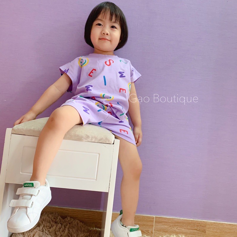 [Hình thật] Đồ bộ cho bé gái