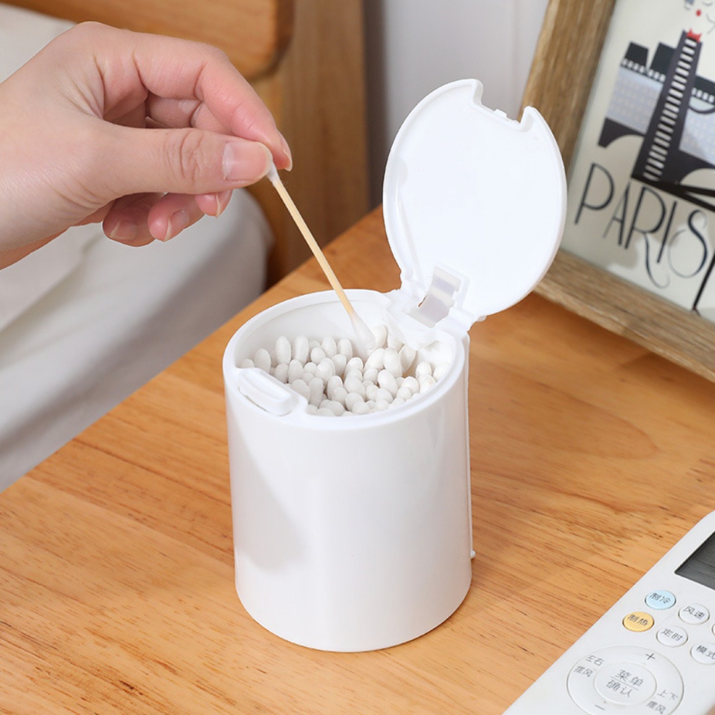 Hộp Đựng Tăm Bông Có Nắp Đậy Tiện Lợi