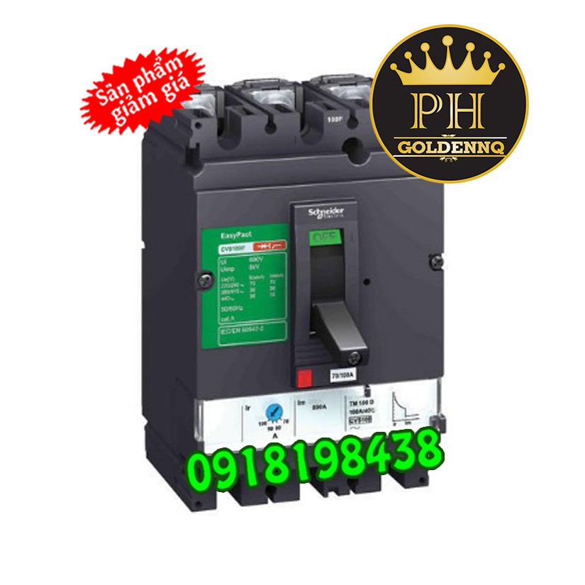 Aptomat - MCCB Schneider 3P 250A 36kA LV525333