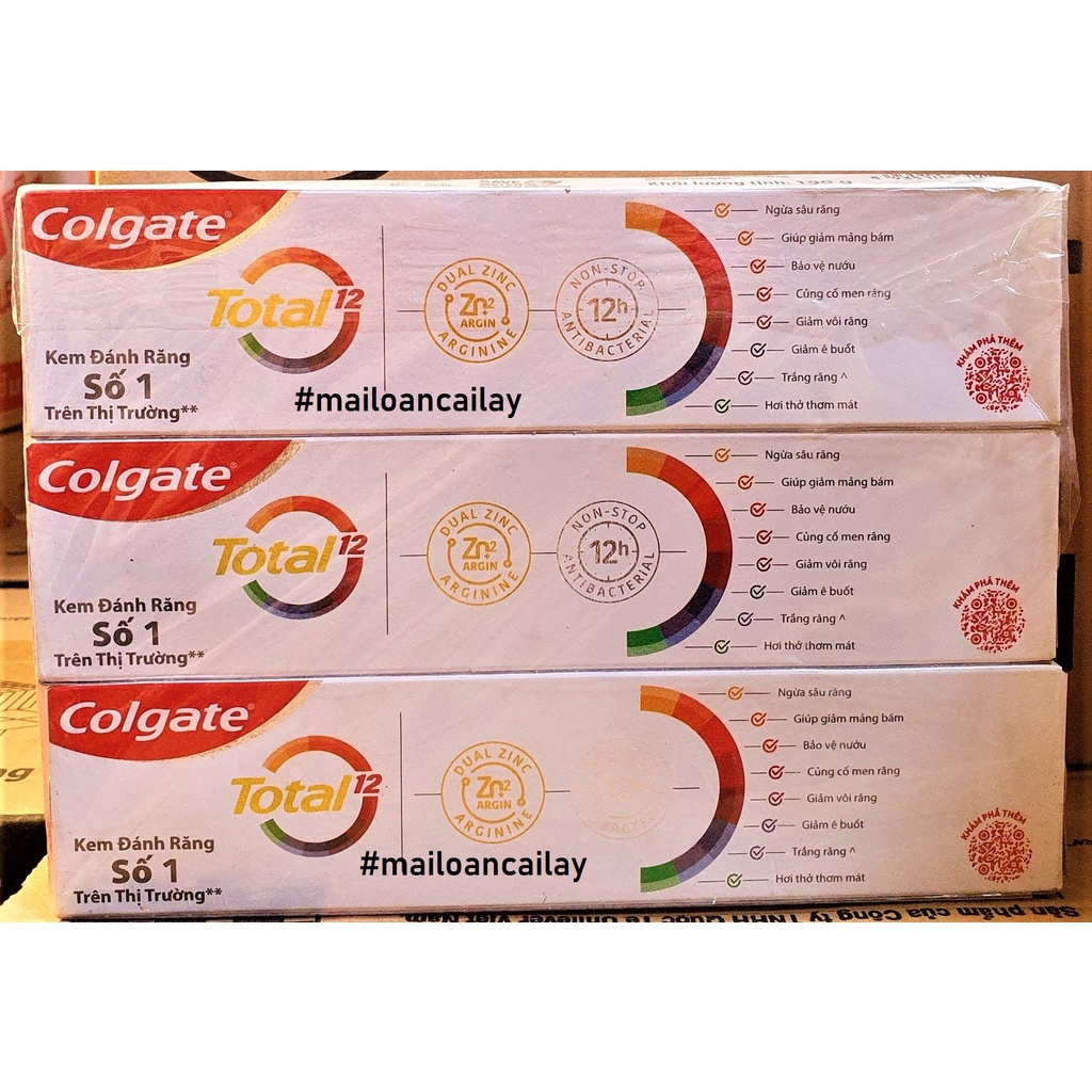 Kem đánh răng Colgate MaxFresh TOTAL 190g