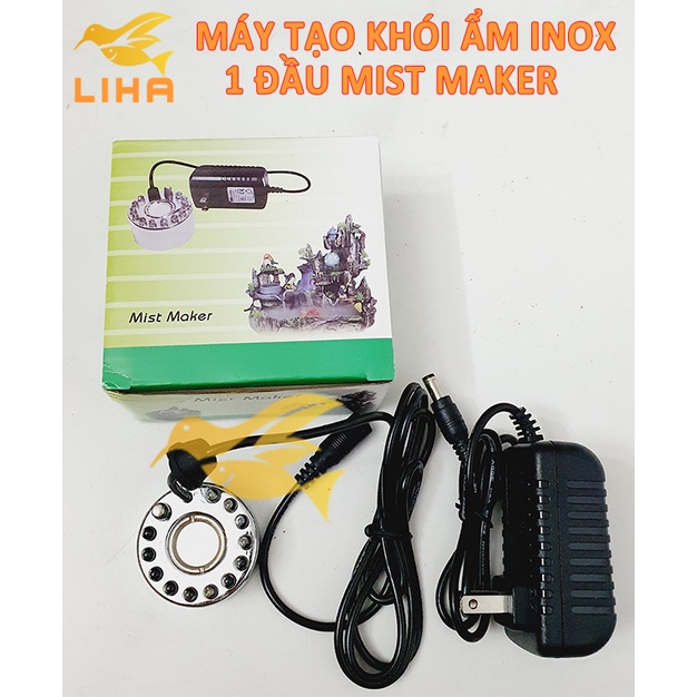 Máy Tạo Khói Ẩm Inox Mist Maker Cho Bể Cá, Hòn Non Bộ, Hồ Cá Bán Cạn