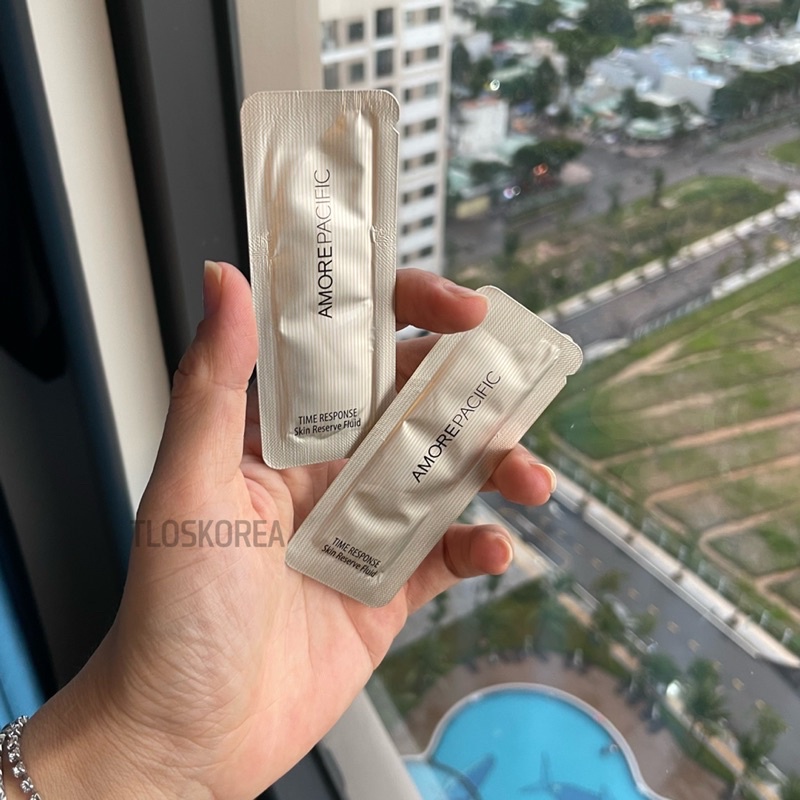 [24.07]Sữa Dưỡng Amore Pacific Time Response Skin Reserve Fluid 1Ml/Gói - Trẻ Hoá Giữ Ẩm Mềm Mịn Dòng Cao Cấp Premium