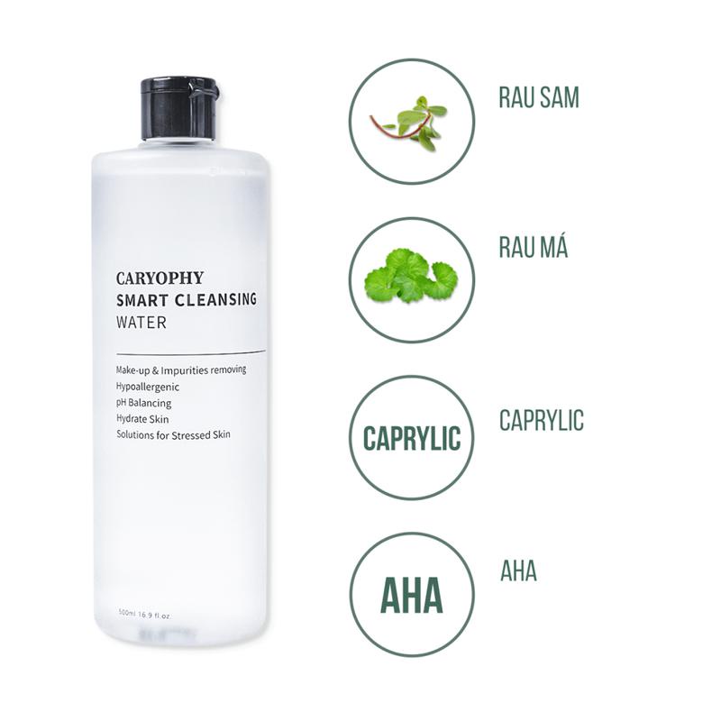 Nước tẩy trang Caryophy Smart Cleansing Water 500ml