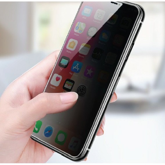 Kính Cường Lực iPhone Chống Nhìn Trộm Màn Hình, Vân Tay PRIVACY iP 7plus/8plus/x/xs/xsmax/11/12/13/pro/promax
