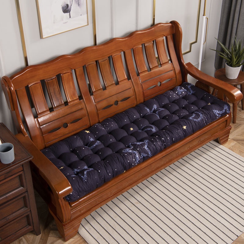 Đệm Lót Ghế Sofa Gỗ Dày Màu Trơn Bốn Mùa Thông Dụng