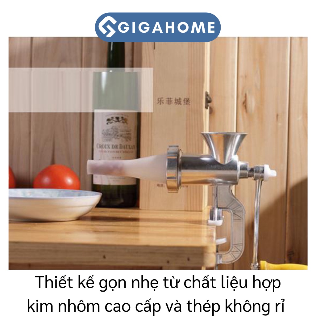 Máy Xay Thịt, Xay Cua, Rau Củ Bằng Tay Số 5 GIGAHOME Có Đế Kẹp Bàn 5731