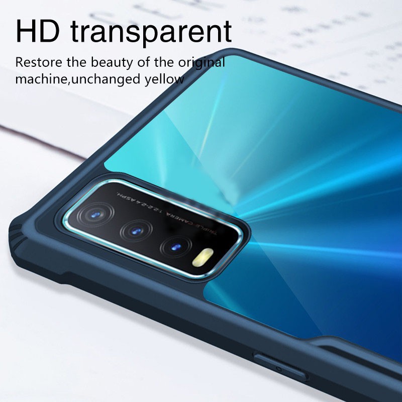 Ốp điện thoại trong suốt chống sốc chính hãng đơn giản thời trang cho Vivo Y20 Y20I Y20S