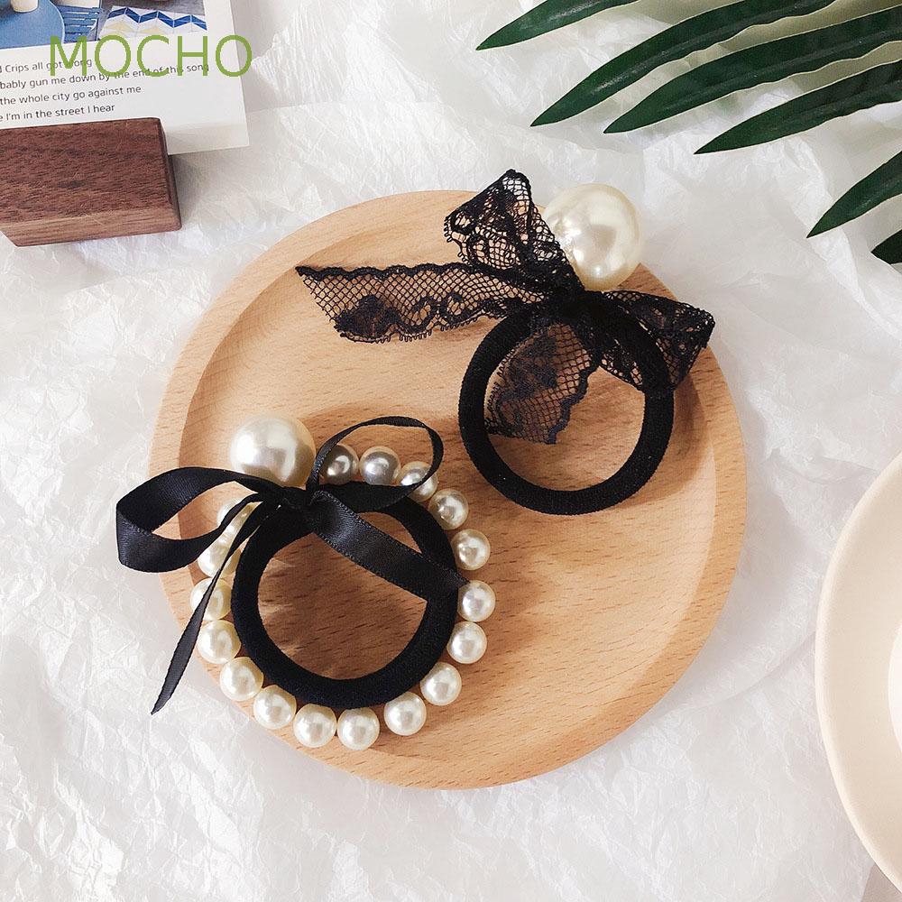 Dây buộc tóc đính ngọc trai giả đáng yêu thời trang cho nữ