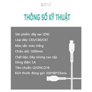 Dây Sạc IPhone, Android, LeEco 5A-1m 1ĐỔI 1 TRONG 3 THÁNG