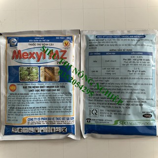 Đặc trị bệnh hại loét sọc mặt miệng cao su - Mexyl MZ 72WP