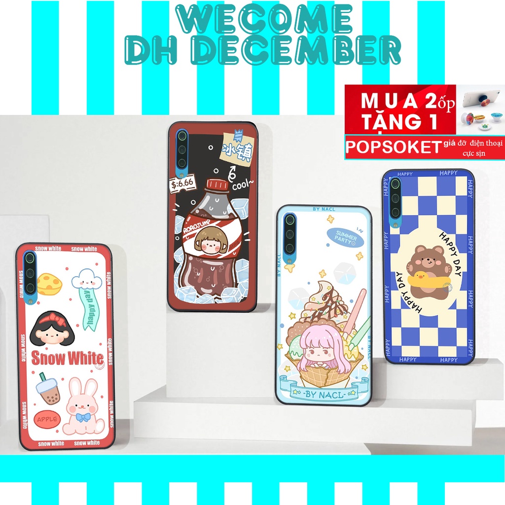 Ốp lưng Xiaomi MI 9 / MI 9 SE  in hình 3D gấu mới nhất - sang - chảnh - ĐẸP- BỀN