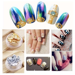 giấy nhún (giấy bạc vàng) trang trí móng