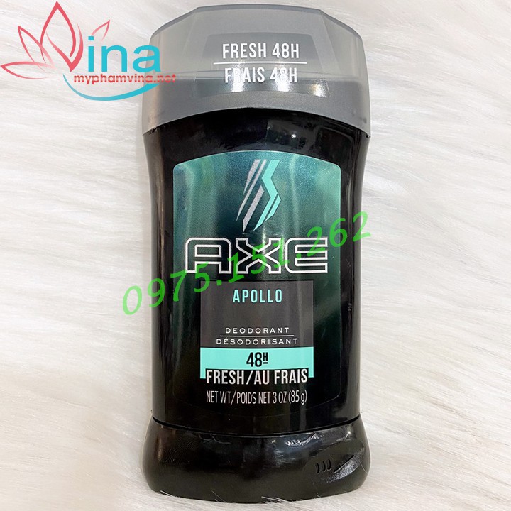 Sáp khử mìu Axe Fresh Apollo Deodorant 85g (màu xanh)