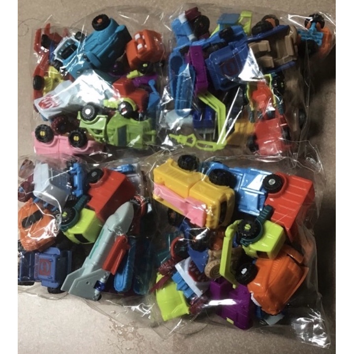 Combo 10 xe lắp ráp robot, Đồ chơi sáng tạo cho bé